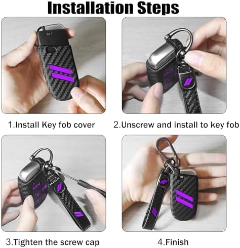 YOSRTER Key Fob Cover with Keychain - Image 6