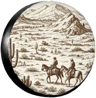 Spare Tire Cover，Wild West Camper Spare Tire Cover Waterproof Sun Protection by Unknown
