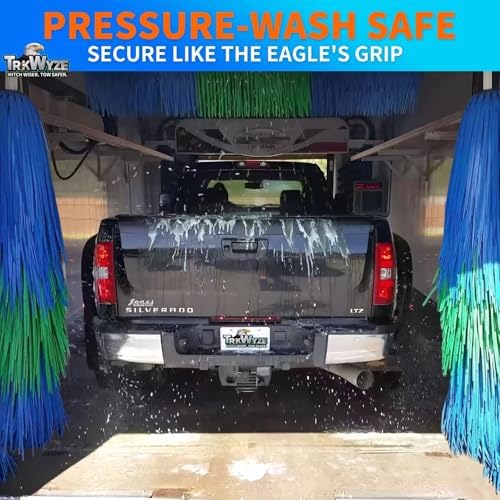Hitch Cover, Aluminum American Flag, CAR WASH Safe, UV Resistant - Image 5