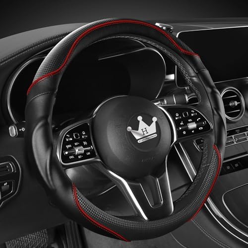 HighnessHwoo 3D Car Steering Wheel Cover Comfort Grip Massage Sporty Anti-Slip - Image 2