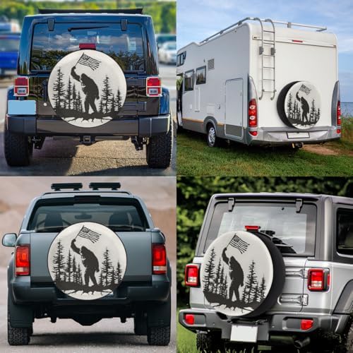 Bigfoot Spare Tire Cover 15in Spare Wheel Covers Tire Storage Cover - Image 6