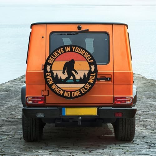 Spare Tire Cover for RV Camper, Bigfoot Sasquatch Tire Cover Protectors - Image 3
