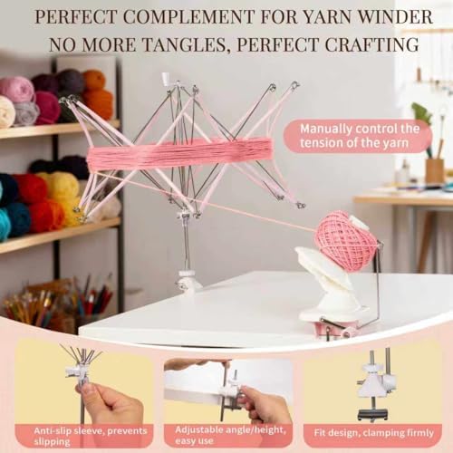SPEENSUN Foldable Yarn Swift, Adjustable Umbrella Holder - Image 2