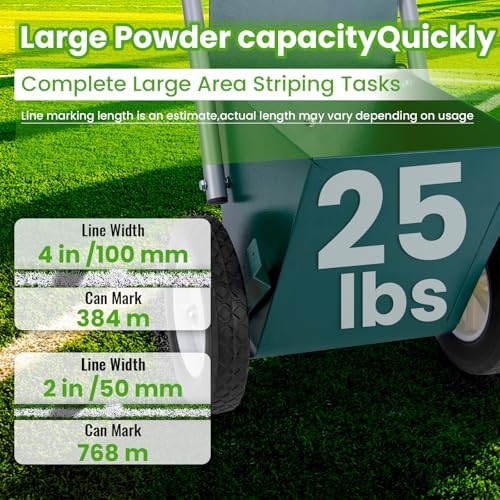 Field Line Chalker for Baseball/Softball – 25LB Capacity - Image 4