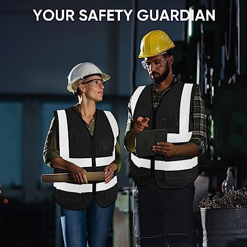 TICONN High Visibility Reflective Safety Vest - Image 6