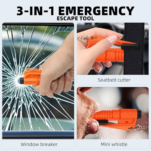 32 Pcs Car Window Breaker Key Chains - Image 3