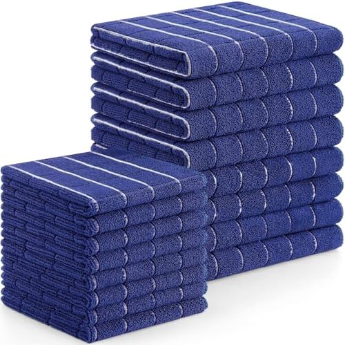 Homaxy Microfiber Kitchen Towels and Dishcloths Sets, 16 Pack by Homaxy