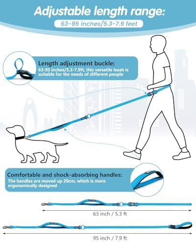 Hands Free Dog Leash with Seatbelt Set, Waist & Crossbody Dog Leash - Image 4