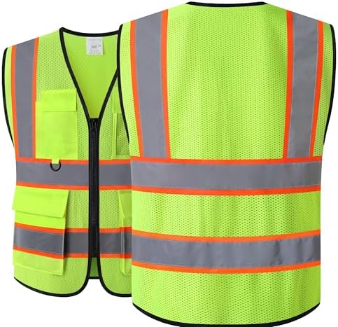 Safety Vest for Men Women Hi Vis Vest - Image 5