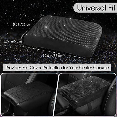 SEG Direct Diamond Car Center Console Cover, Memory Foam Armrest Cushion - Image 4