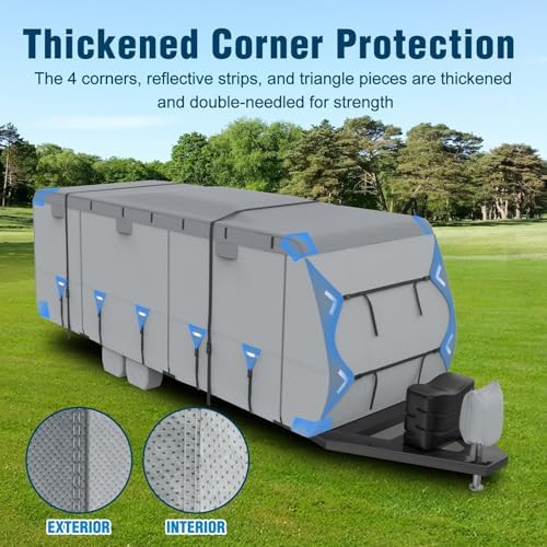 Mofeez RV Cover, 16-18ft Travel Trailer Cover, Heavy Duty 7 Layer Top Anti-UV - Image 5