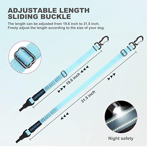IOKHEIRA Dog Seatbelt, Adjustable, Reflective, Bungee Buffer, Large/Medium/Small - Image 5