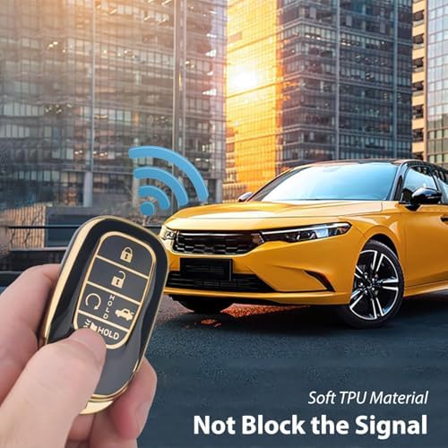 TPU Key Fob Cover with Bling Ring, Compatible with Honda Accord Civic HR-V CR-V - Image 6