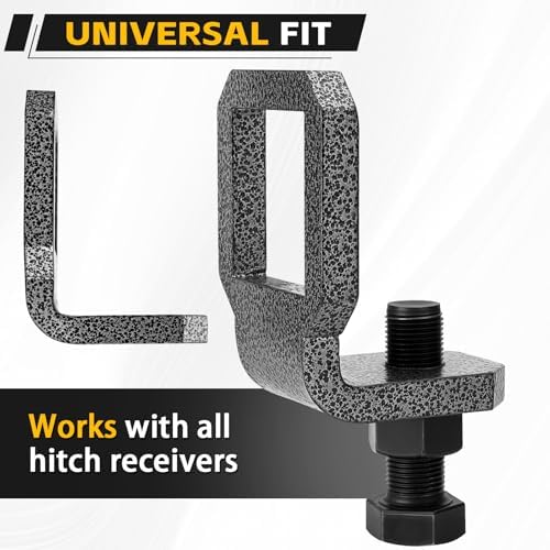 2" Anti Rattle Hitch Clamp, Heavy Duty Steel Stabilizer & Tightener - Image 7