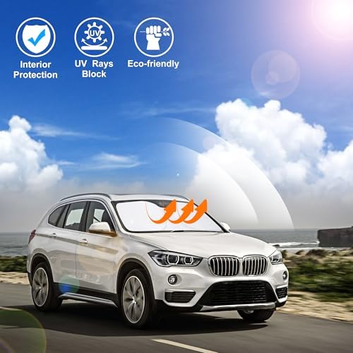 Windshield Sun Shade for 2016-2022 BMW X1 F48 Accessories - Image 6