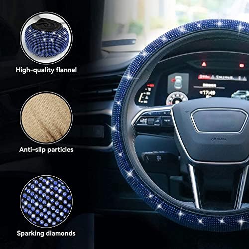 Bling Steering Wheel Cover, Rhinestone Steering Wheel Cover - Image 3