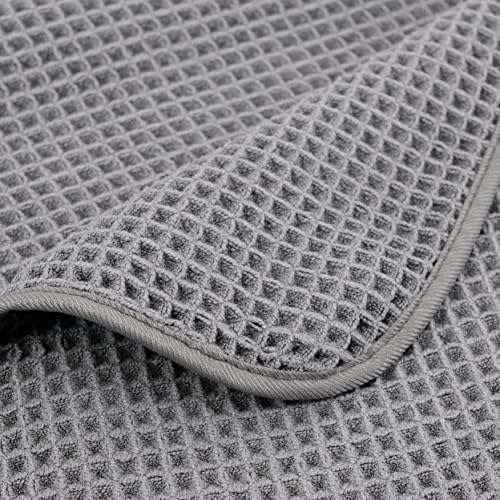POLYTE 430 GSM Poly Blend Microfiber Waffle Bath Sheet XL Set, 35x70 in - Image 6