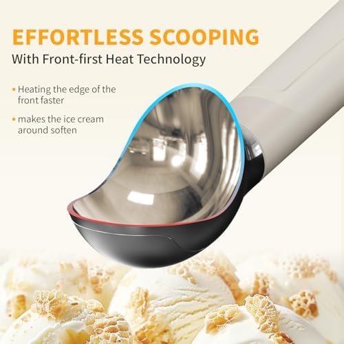Heated Ice Cream Scoop, Rechargeable Electric Scooper - Image 2