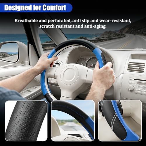 Car Steering Wheel Cover, 14.5-15" - Image 4