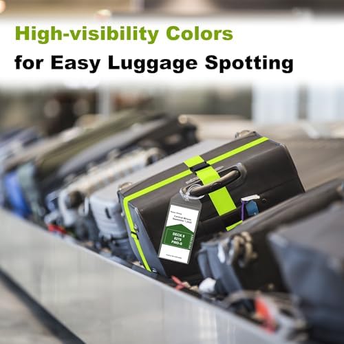 Gostwo 8 Pack Luggage Straps and Cruise Tags Set - Image 4