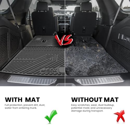 LASFIT Trunk Mat for Chevy Tahoe/GMC Yukon/Cadillac Escalade 2021-2026 - Image 5