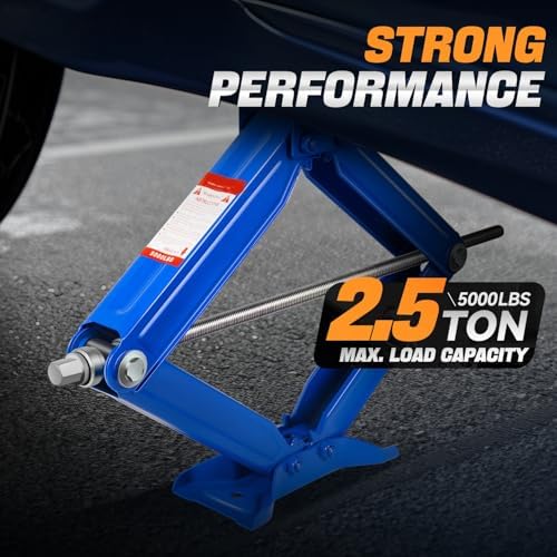 Auto Dynasty 2.5Ton Scissor Jacks 4 Pack, RV Stabilizer Leveling Scissor Car - Image 2