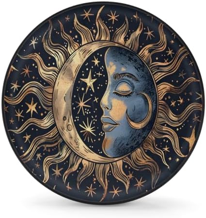 Rv Spare Tire Cover Wheel Boho Moon Ethnic Tire Covers Wheel Protectors by FengQuGou