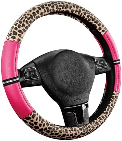 Road Comforts Leopard Steering Wheel Cover - Image 2