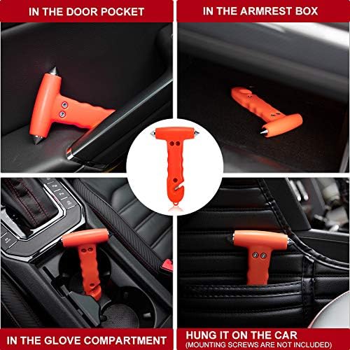 MOTORBUDDY Car Safety Hammer 2-Pack, Auto Emergency Escape Hammer - Image 5