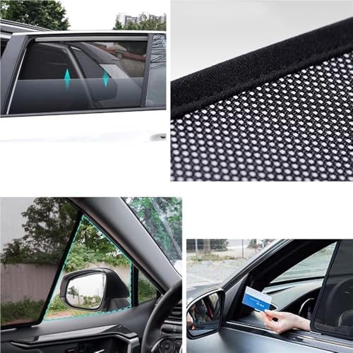 Car Shade Magnetic Sun Shade for Grand Cherokee L 2021-2026 4pcs - Image 6