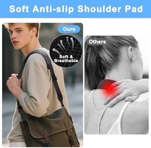 TIMISM Shoulder Strap with Pad, 2 Sets of Quick Release Buckles - Image 4