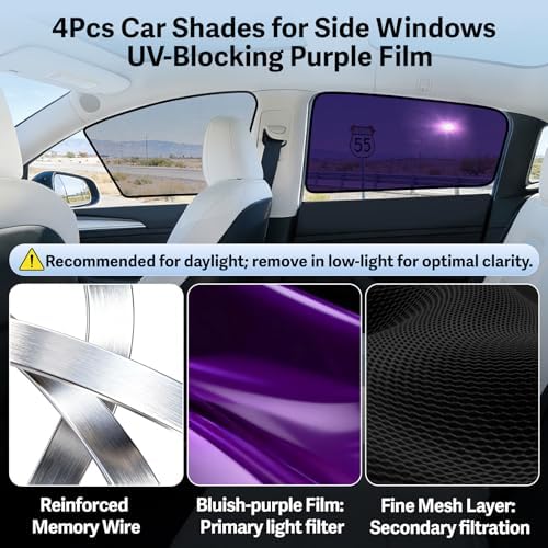 ZATOOTO Tesla Model Y Car Window Shades 2020-2026 - Image 6