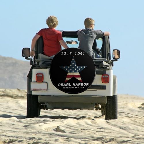 Generic Pearl Harbor Remembrance Day Tire Covers, Dust-Proof Weatherproof Wheel - Image 6