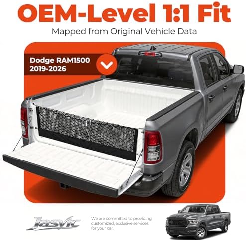 3-Layer Cargo Net for Dodge RAM1500/2500/3500 2019-2026, Zoned Storage Use - Image 3