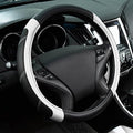 CAR PASS Line Rider Microfiber Leather Sporty Steering Wheel Cover Universal by CARPASS