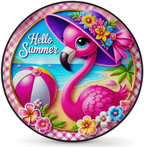 Rv Spare Tire Cover Wheel Summer Flamingo Tire Covers Wheel Protectors by FengQuGou