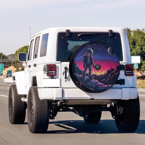 Delerain Astronaut Galaxy Spare Tire Cover - Image 2