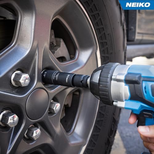 NEIKO 02281B 1/2" Drive Impact Flip Socket Set, Thin Wall Socket, 4 Piece Lug - Image 5