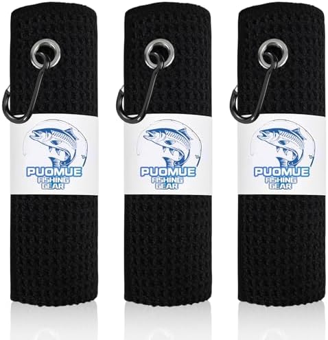 Puomue 3 Pack Microfiber Fishing Towels by Puomue
