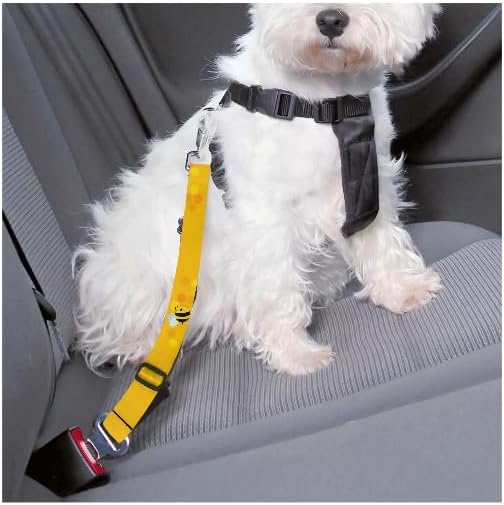 Adjustable Dog Car Seat Belt: 22.2-38.2 Inch Travel Safety Dog Car Harness - Image 3
