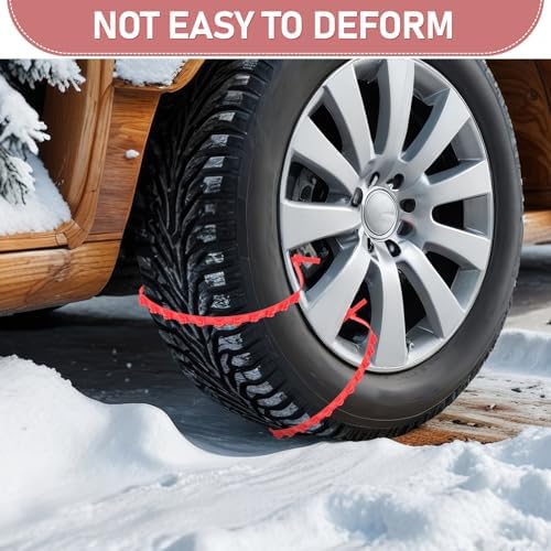 20 Piece Rubber Zip Tie Car Tire Snow Chains - Image 3