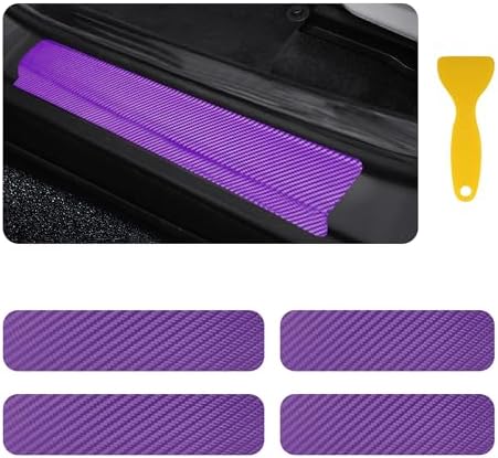 4PCS Car Door Sill Protector by SSNNUU