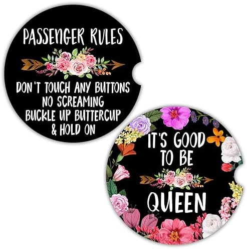 Funny Car Coasters for Cup Holders by UPNOWPRO