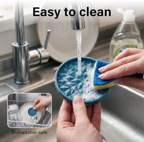 Silicone Car Coasters Set of 4, 2.75" Cup Holder Mats - Image 7