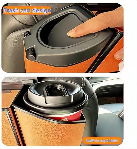 2026 Upgrade 4-in-1 Car Organizer Back Seat, Leather Multifunctional Car - Image 4