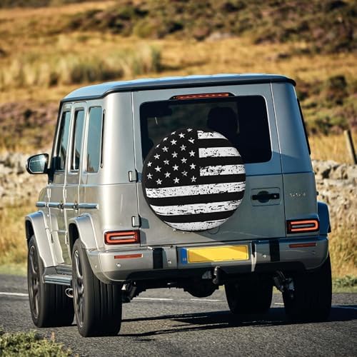 Spare Tire Cover Vintage American Flag - Image 6