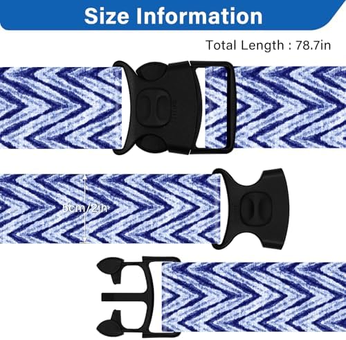2 Pack Luggage Straps for Suitcases, Adjustable Travel Belt - Image 3