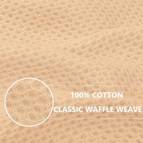 Homaxy 100% Cotton Waffle Weave Kitchen Dish Cloths 6-Pack - Image 2