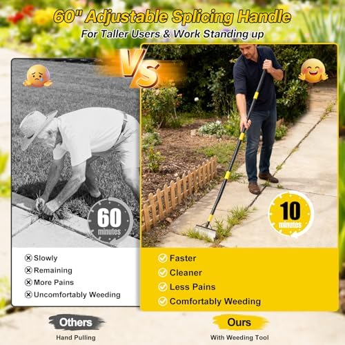 Garden Flat Shovel, 74” Ice Scraper, Snow Shovel - Image 6
