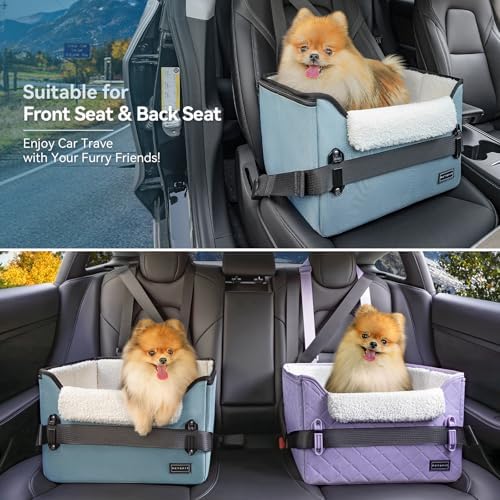 PETSFIT Dog Car Seats for Small Dogs – Patented Safety Buckles – Safety Tether - Image 2